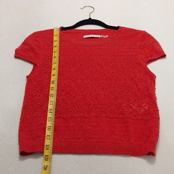 Alice & Olivia Short Sleeve Sweater - Picture 7 of 7